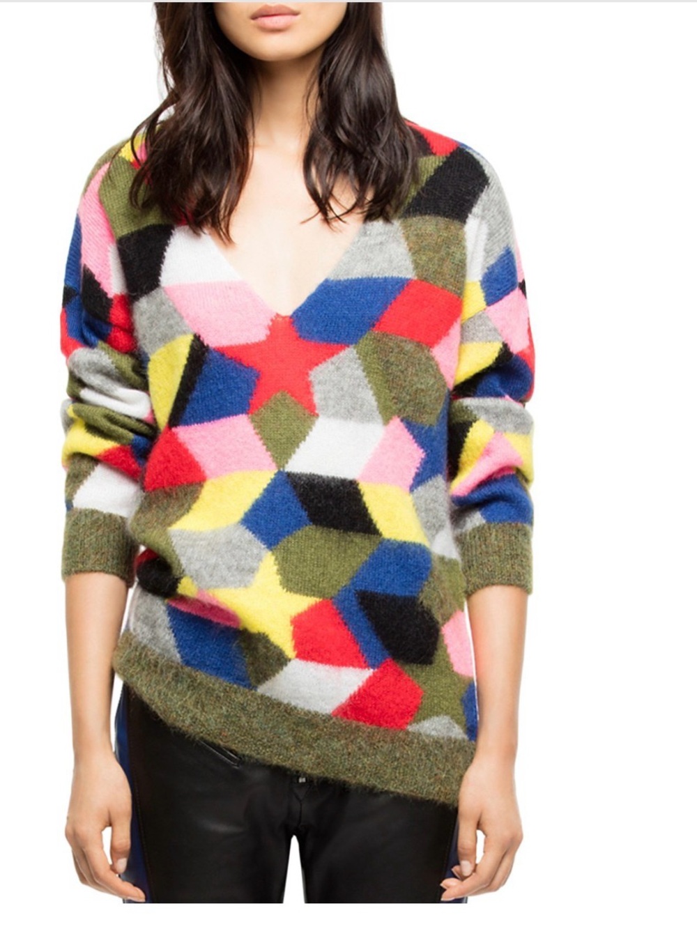 Zadig & Voltaire Diane Intarsia Sweater-Women